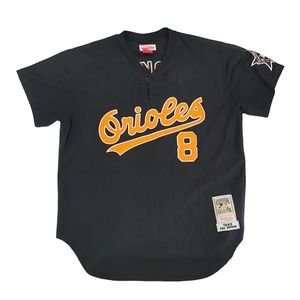 Mitchell & Ness Mens Size 56 (4XL) Cal Ripken #8 Orioles All Star Game Jersey